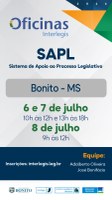 Câmara Municipal participará de Oficinas do SAPL e Portal Modelo promovidas pelo Interlegis