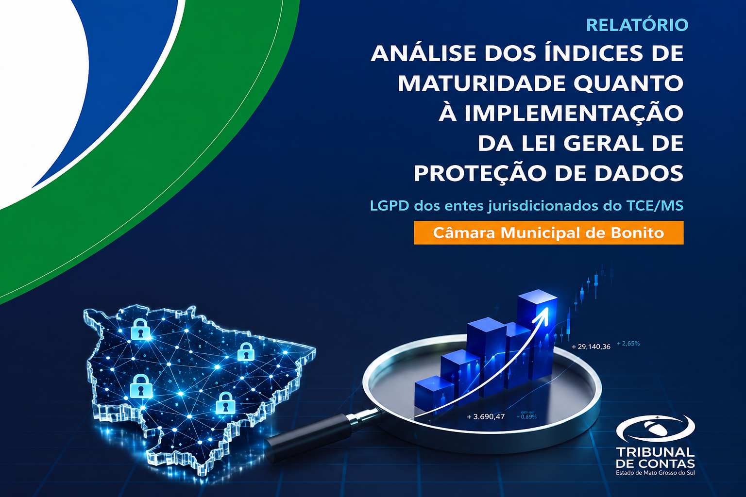 Câmara Municipal de Bonito alcança nível efetivo de maturidade em Proteção de Dados em avaliação do TCE-MS